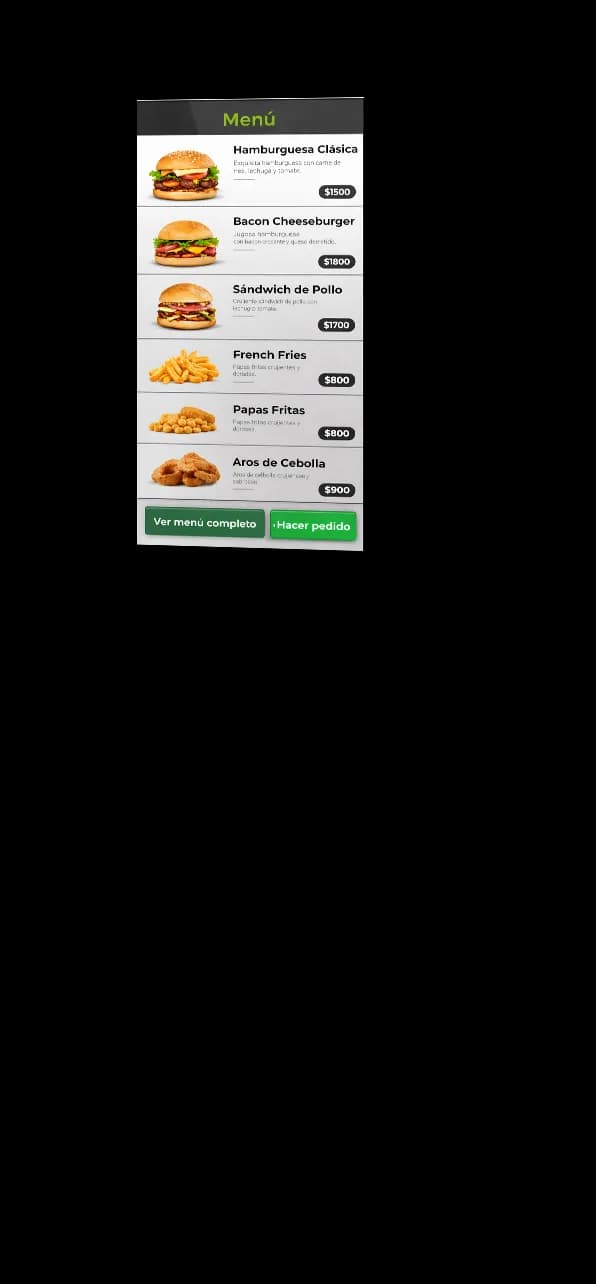 Tótem interactivo MKTBot con interfaz de autoservicio para gastronomía